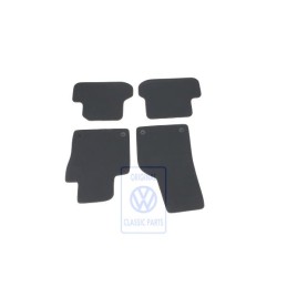 VW Original 1 Satz Fussmatten Schwarz/Schwarz/Curry - 5C1863011C KXX