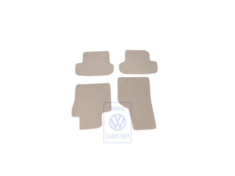 VW Original 1 Satz Fussmatten Nutria Beige - 5C1863011P ICK