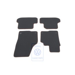 VW Original 1 Satz Fussmatten Titanschwarz/Amberbraun - 5C2863011G ADF