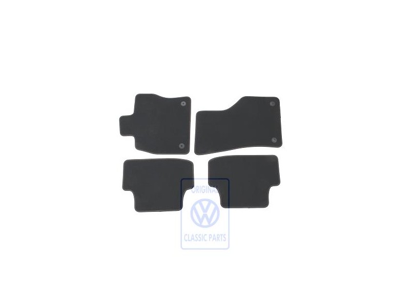 VW Original 1 Satz Fussmatten Titanschwarz/Cashmere - 5G1863011A ANP