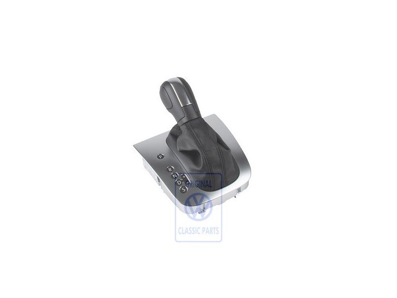 VW Original Schaltabdeckung Satinschwarz/Alu - 5K1713203G OKM