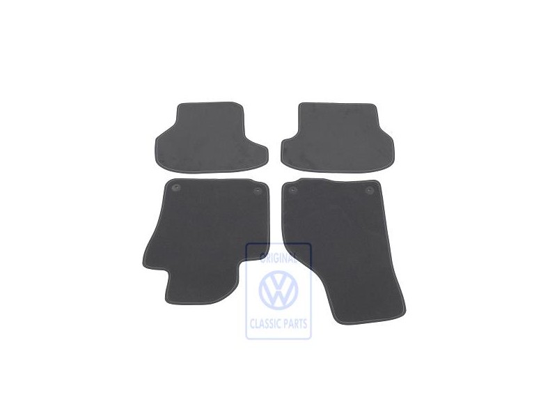 VW Original 1 Satz Fussmatten Titanschwarz/Puregrey - 5K7863011B CNI