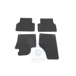 VW Original 1 Satz Fussmatten Schwarz/Silbergrau - 5N1863011D RII