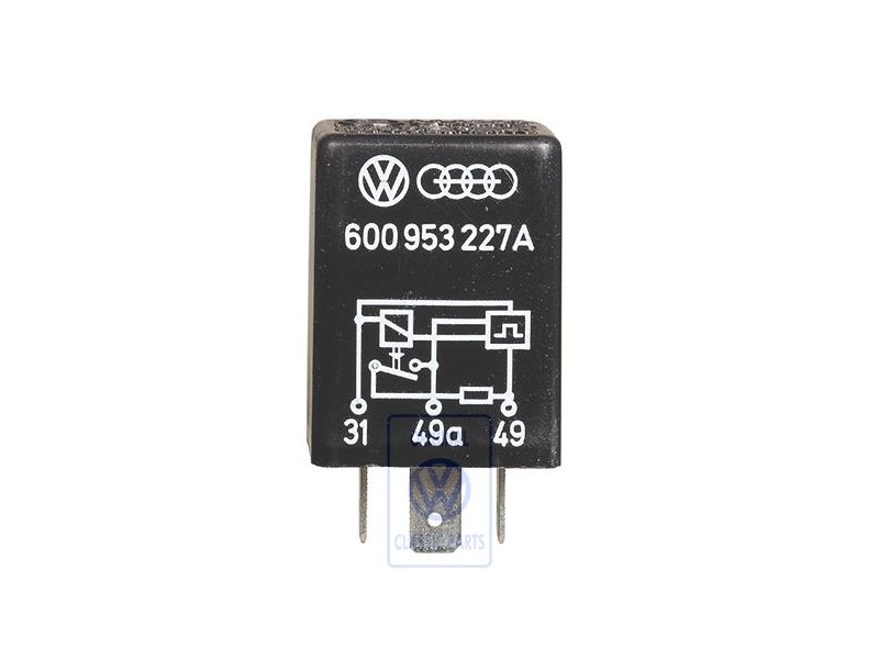 VW Original Blink-Warnlicht-Relais - 600953227A