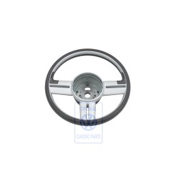 VW Original Sportlenkrad Satinschwarz/Chrom - 6E0419091A JMG