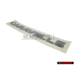 VW Original CARAVELLE Hinten Schriftzug Emblem Logo Chrom - 7H9853687 739