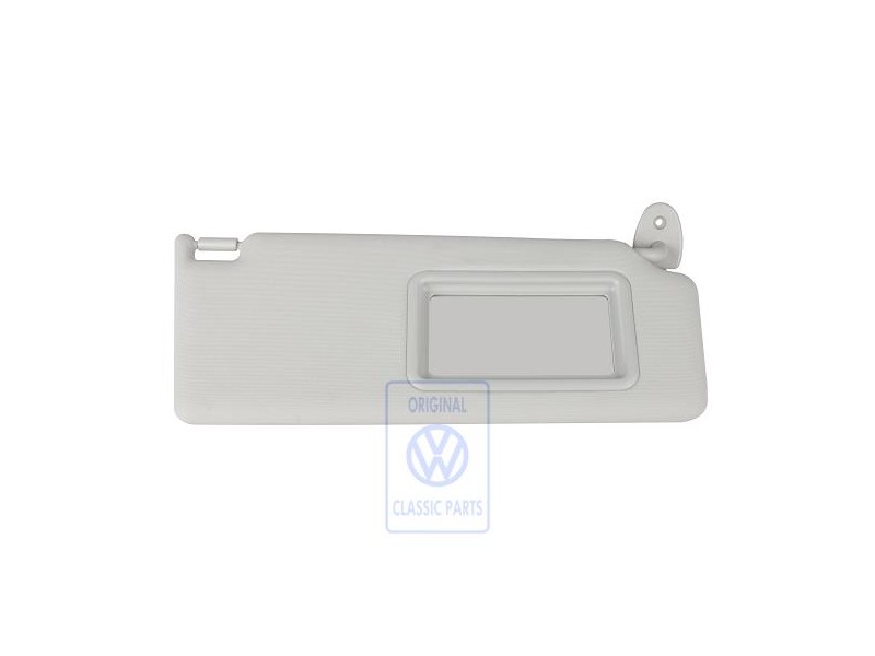 VW Original Sonnenblende Mit Spiegel Perlgrau - 6K1857552H 2F4