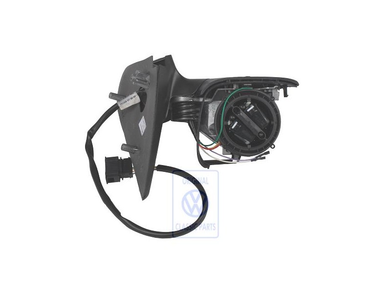 VW Original Aussenspiegelgehäuse Schwarz - 6K2857507H 01C