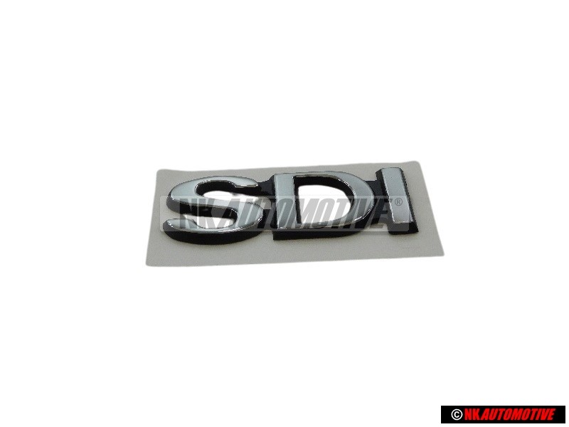 VW Original SDI Hinten Schriftzug Emblem Logo Chrom - 6K5853691C Z10
