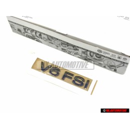 VW Original V6 FSI Hinten Schriftzug Emblem Logo Chrom - 3C0853675AAL85