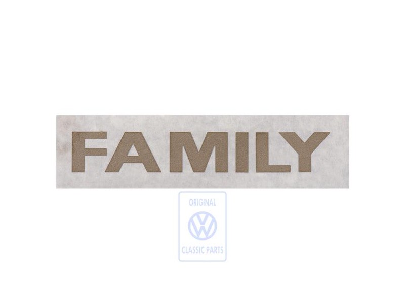 VW Original Schriftzug (Selbstklebend) - 6K9853750