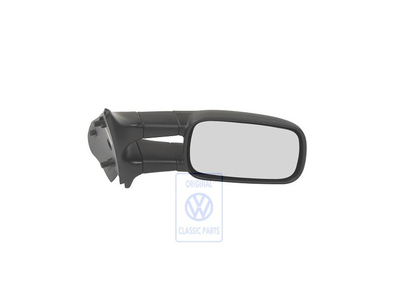 VW Original Aussenspiegel (Konvex) Schwarz - 6K9857502G 01C