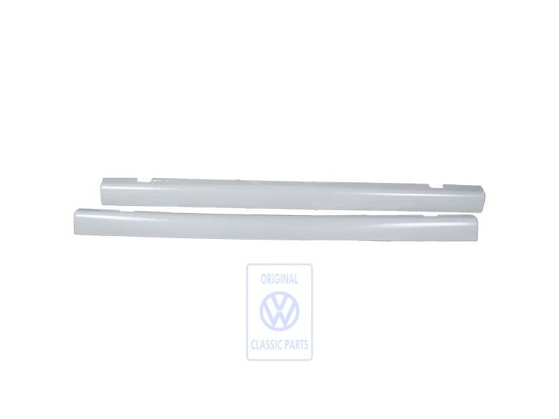 VW Original 1 Satz Unterholmverkleidungen Grau/Rot - 6N0071685A 9AX