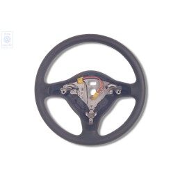 VW Original Lenkrad (Leder) Schwarz/Grün - 6N0419091L KNJ