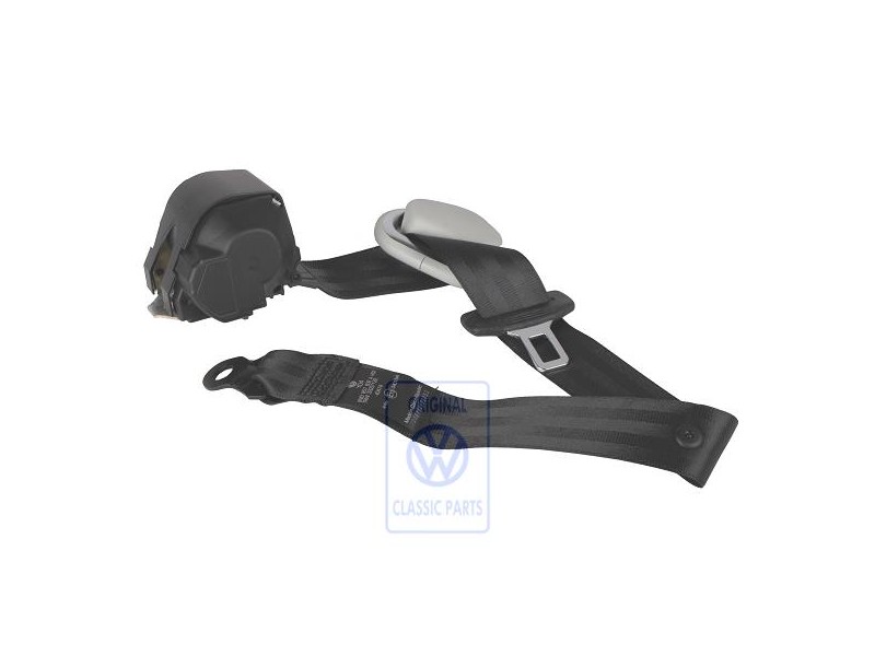VW Original Dreipunkt-Sicherheitsgurt Schwarz - 6N0857806A HCP
