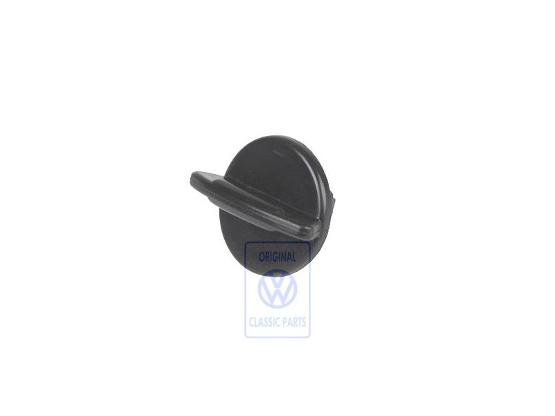 VW Original Drehknopf Satinschwarz - 6N0867467A B41