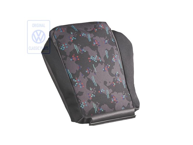 VW Original Sitzbezug (Stoff/Kunstleder) Off-Black - 6N0881405J DRE