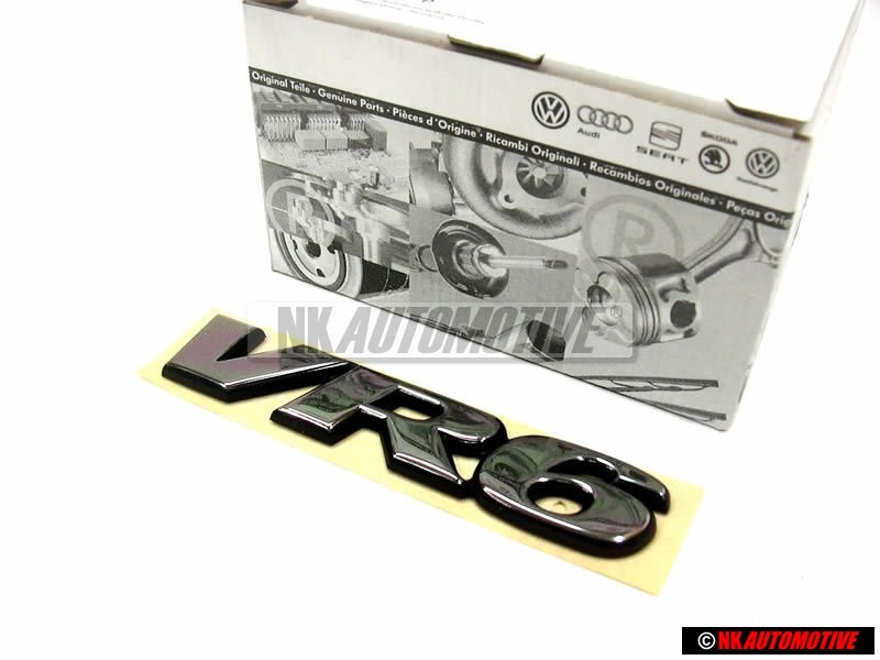 VW Original VR6 Hinten Schriftzug Emblem Logo - 7D0853675 Z10