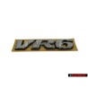 VW Original VR6 Hinten Schriftzug Emblem Logo - 7D0853675 Z10