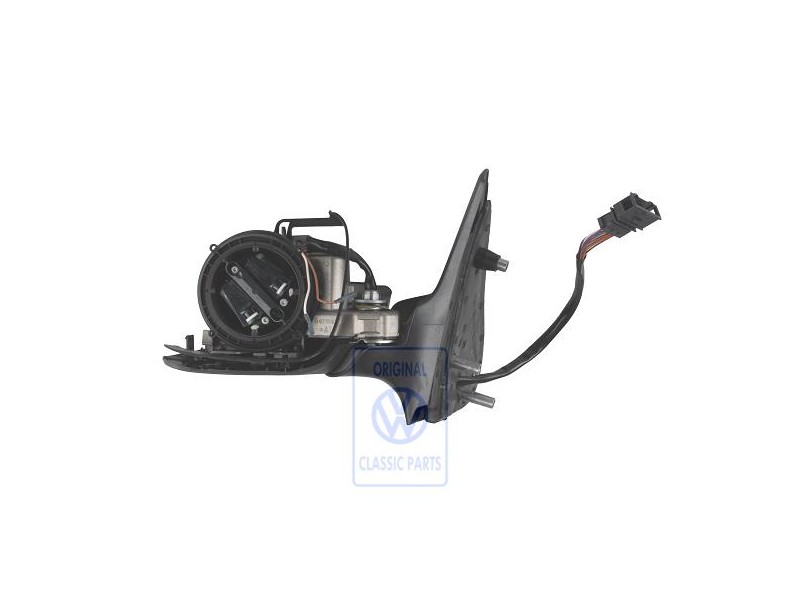 VW Original Aussenspiegelgehäuse Satinschwarz - 6N2857507E 01C
