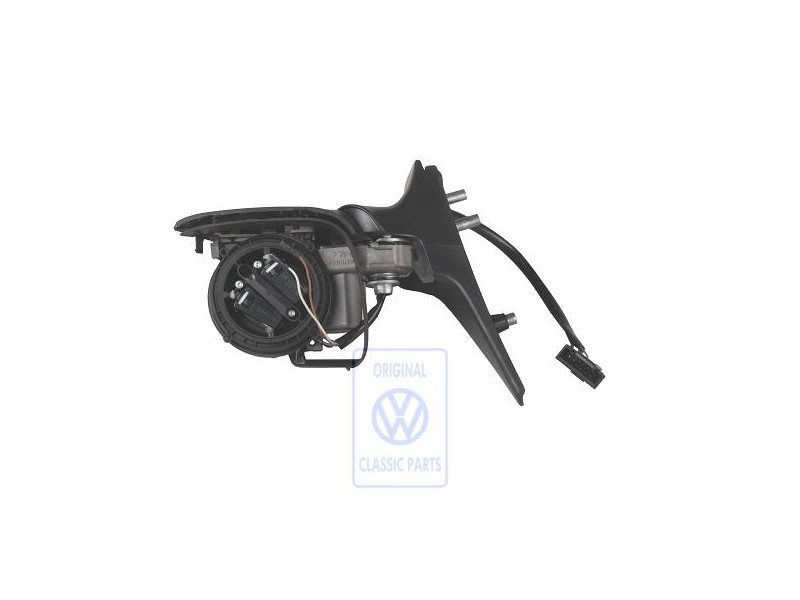 VW Original Aussenspiegelgehäuse Satinschwarz - 6N2857508J 01C