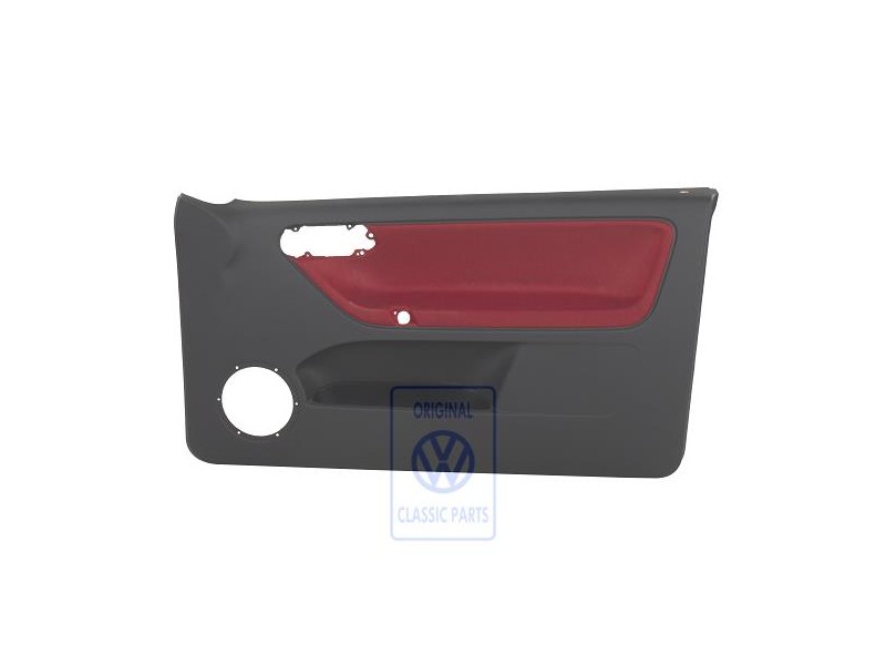 VW Original Türverkleidung (Stoff) Flashrot/Off-Black - 6N3867012CNHLX