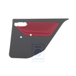 VW Original Türverkleidung (Stoff) Flashrot/Off-Black - 6N4867212AEHLX