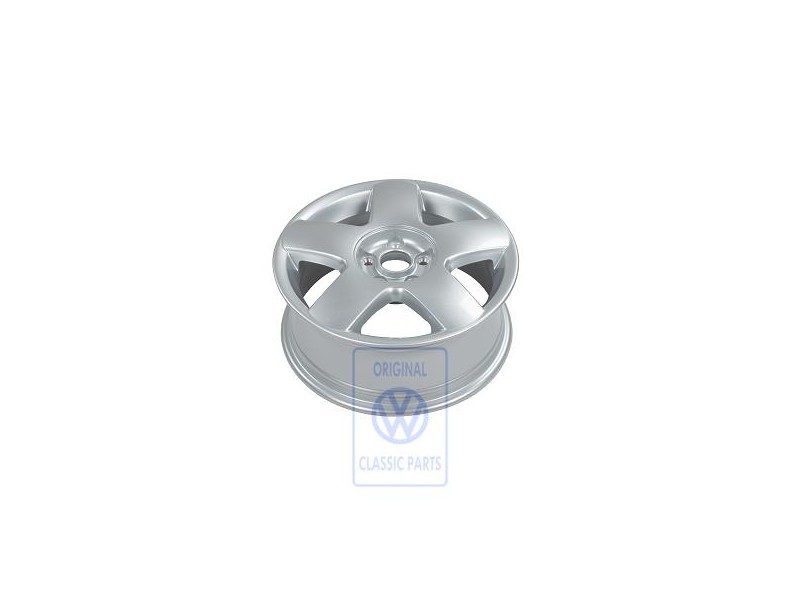 VW Original Aluminiumfelge Brillantchrom - 6Q0601025L Z31