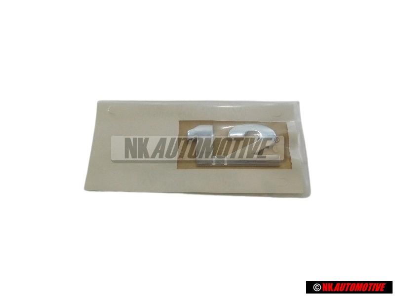 VW Original 1.2 Hinten Schriftzug Emblem Logo Chrom - 6Q0853675 739