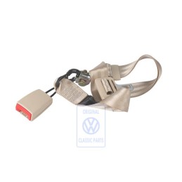 VW Original Beckengurt Und Gurt- Schloss Cream - 6Q0857487B HZP