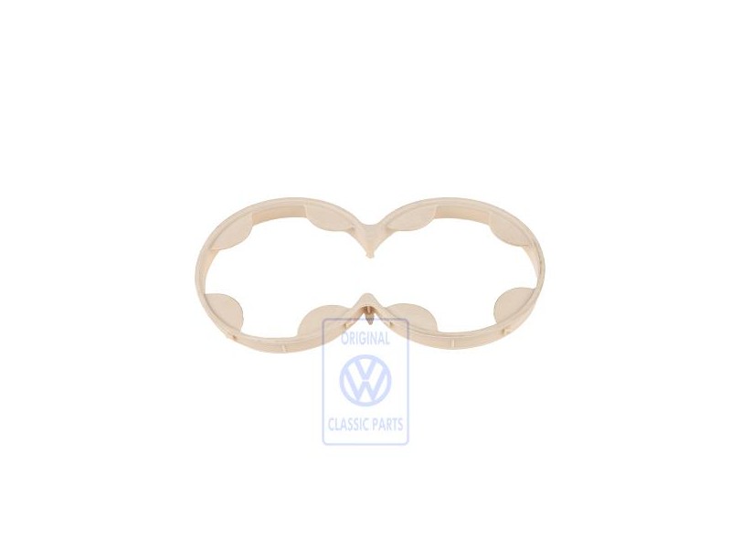 VW Original Haltering Cremebeige - 6Q0863191 3PT