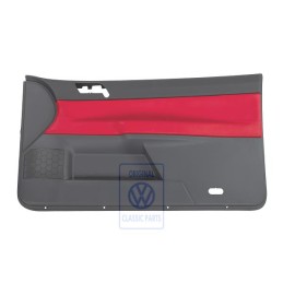 VW Original Türverkleidung (Leder) Flashrot/Anthrazit - 6Q3867012EQQMU