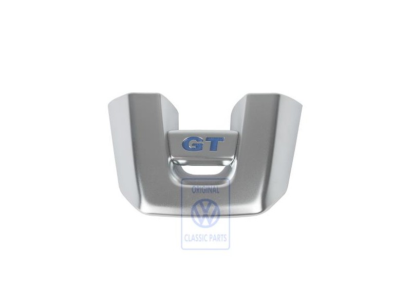 VW Original Abdeckkappe Für Lenkrad Alu/Blau - 6R0419685H LKI