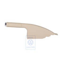 VW Original Handbremshebelverkleidung (Leder) Cream - 6X0711461A HRF