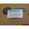 VW Original Schriftzug Dunkelblau/Graublau - 6X0853750 2E3