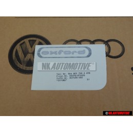 VW Original Schriftzug Anthrazit/Silber - 6X0853750A 8Y8