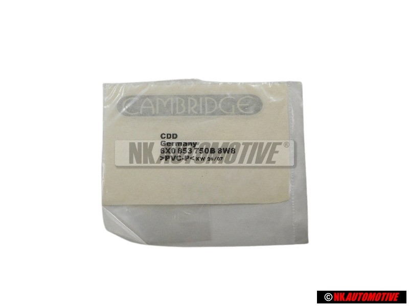 VW Original Schriftzug Silber/Chrom - 6X0853750B 8W8
