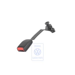 VW Original Gurtschloss Satinschwarz/Feuerrot - 6X0858472A FCN
