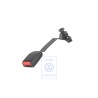 VW Original Gurtschloss Satinschwarz/Feuerrot - 6X0858472A FCN