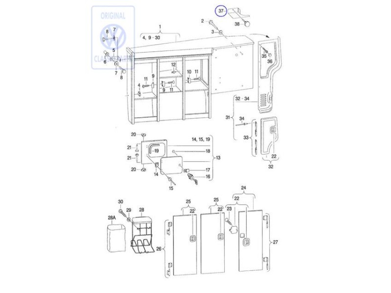 VW Original Abdeckung - 701070150J