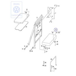 VW Original Bettpolster - 701070246C