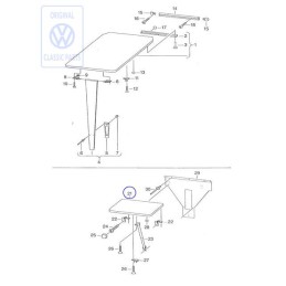 VW Original Tischplatte - 701070300F