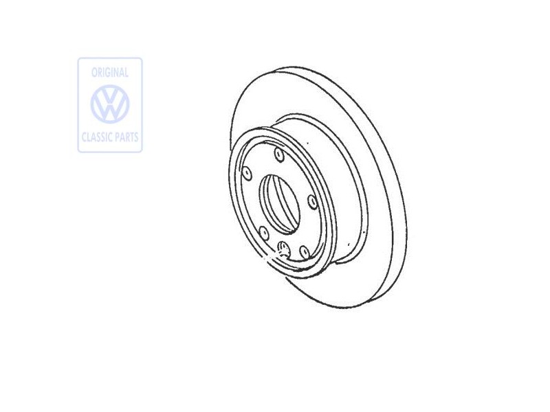 VW Original Bremsscheibe - 701615301C