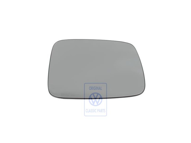 VW Original Spiegelglas (Plan) Mit Trägerplatte - 701857522J