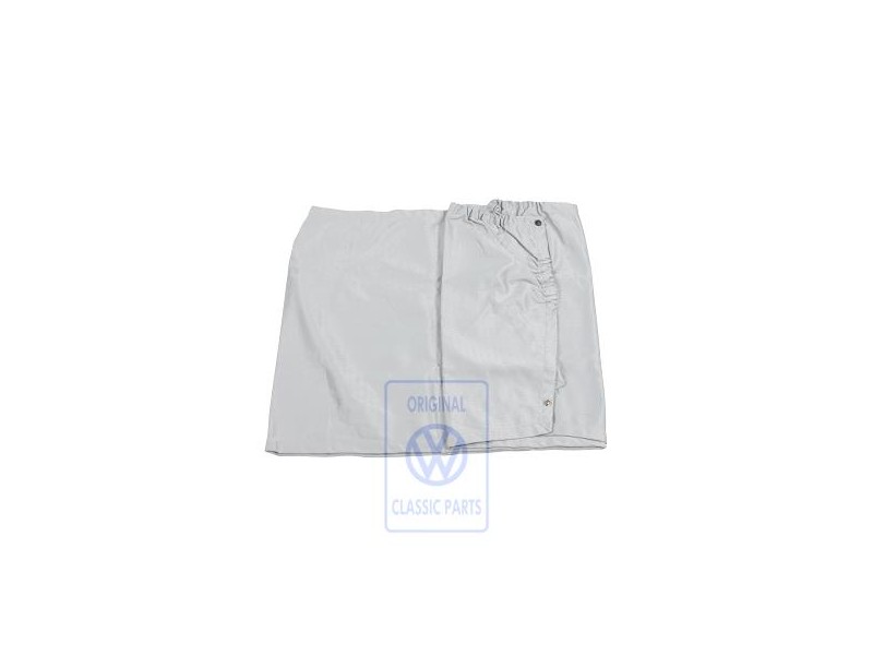 VW Original Gardine Für Seitenscheibe Flanellgrau - 703862755 2MP
