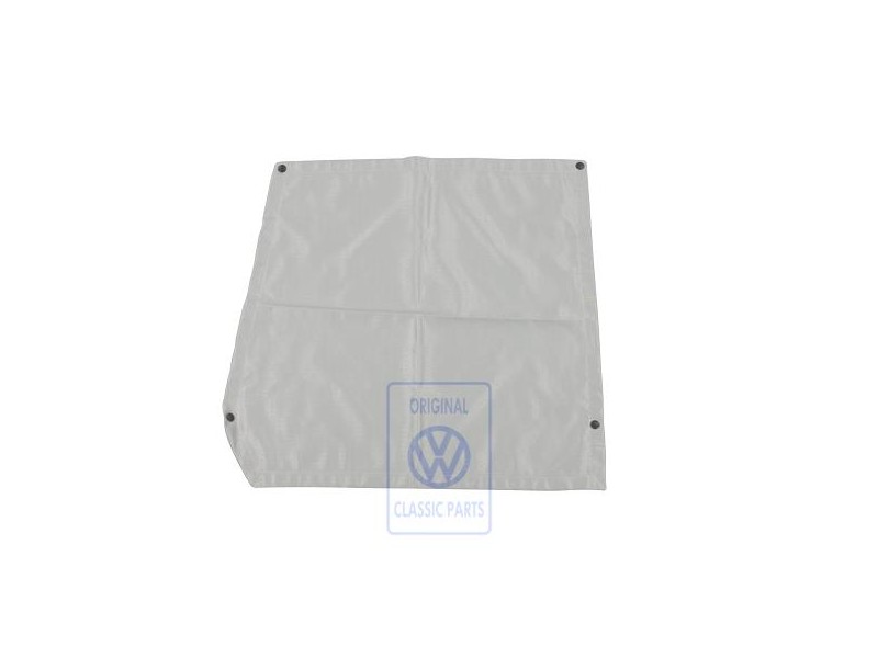 VW Original Gardine Für Rückblickscheibe Flanellgrau - 703862758 2MP