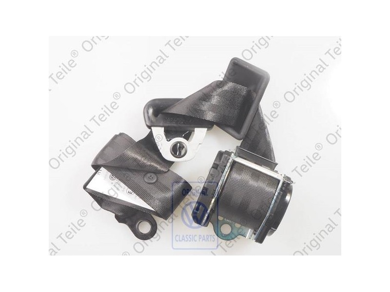 VW Original Dreipunkt-Sicherheitsgurt Satinschwarz - 705857812 01C
