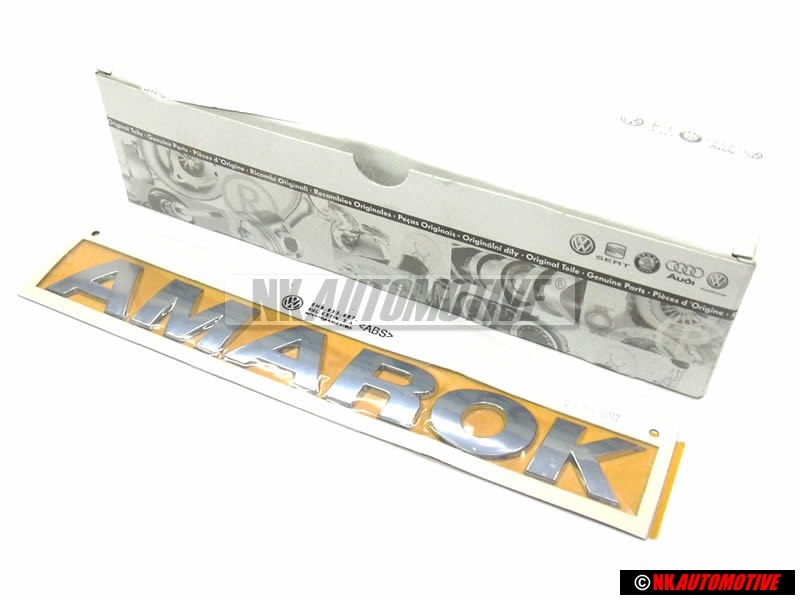 VW Original AMAROK Hinten Schriftzug Emblem Logo Chrom - 2H5853687 739