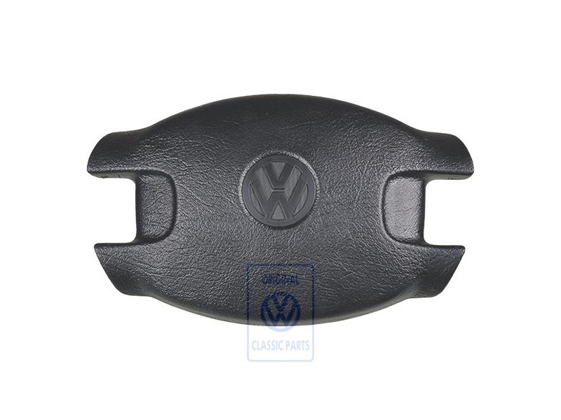 VW Original Signalhorntaste Satinschwarz - 7D0419669A 01C