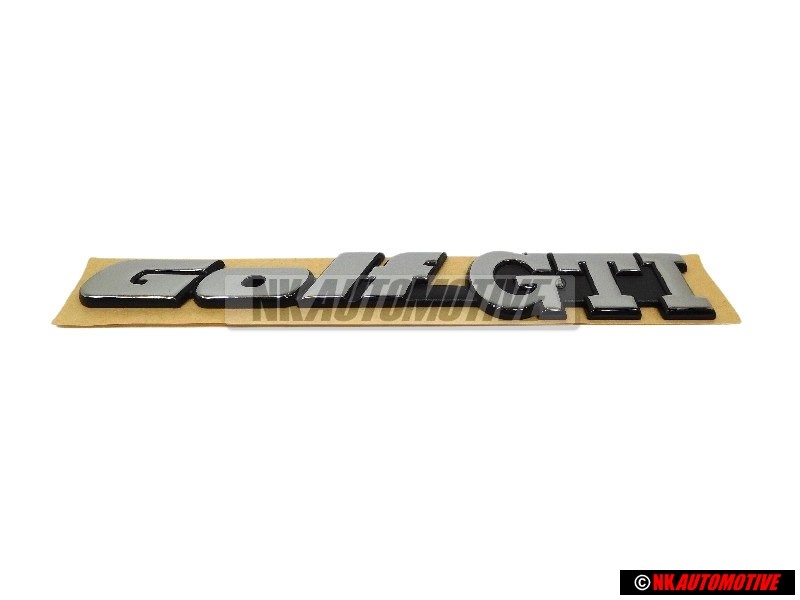 VW Original GOLF GTI Hinten Schriftzug Emblem Logo Chrom - 1H6853687AD